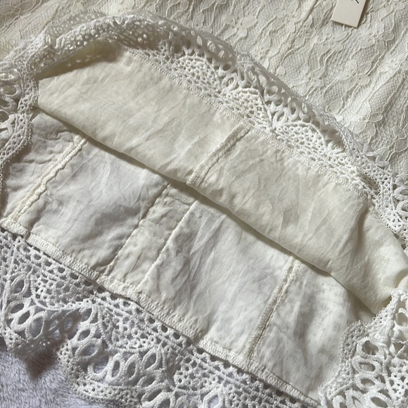 Beautiful lace top Mustard Seed NWT - Picture 7 of 9